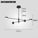 Axyaa Nordic Branch-Shaped Chandelier - Modern Wrought Iron Minimalist Design
