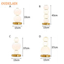Axyaa Modern Glass Table Lamps for Home Decor and Lighting