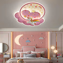 Axyaa Unicorn Pink LED Ceiling Lamp for Princess Room and Nursery.