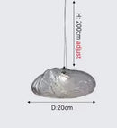 Axyaa Modern Glass Pendant Light for Elegant Ambiance
