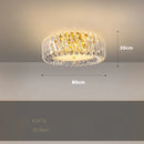 Large Crystal Axyaa LED Chandelier for Living Room & Bedroom Ceiling Lighting