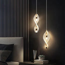 Axyaa Geometric Acrylic Pendant Light for Modern Home Decor and Lighting