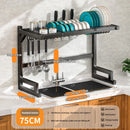 Axyaa Stainless Steel Kitchen Sink Rack for Multi-Functional Countertop Storage