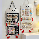 Axyaa Hair Bows & Jewelry Organizer Wall Hanging - Space Saving Accessory Holder