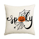Axyaa Halloween Pillowcase Cojines Funny Cushion Cover Home Sofa Decoration