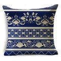 Axyaa Blue & White Porcelain Pattern Pillowcase - Sofa Decor 40cm/45cm/50cm