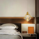 Axyaa Diamond Crystal Chandelier: Elegant Indoor Lighting Fixture for Bedside, Dining, or Hotel Table
