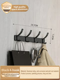 Axyaa Space Aluminum Wall Hook Hanger for Bathroom and Closet