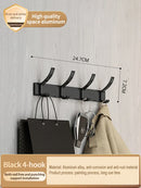 Axyaa Space Aluminum Wall Hook Hanger for Bathroom and Closet