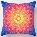 Axyaa Indian Mandala Print Polyester Pillow Case Sofa Decor Throw Pillows 45x45cm
