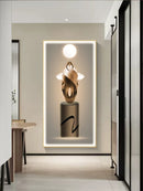 Axyaa Abstract Light Luxury Mural Lamp Decoration - Modern Simplicity Hanging Painting