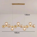 Axyaa Modern Pendant Chandeliers for Living Room, LED Hanging Light for Indoor Lighting