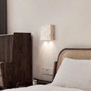 Axyaa Yellow Travertine Glass LED Wall Lamps for Home Decor - Set of 4