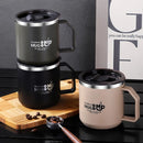Axyaa Double Layer Insulated Coffee Mug - Stainless Steel Travel Thermos