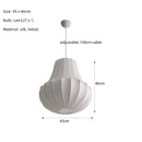Axyaa Nordic Silk Chandelier LED Pendant Lights for Home Decor