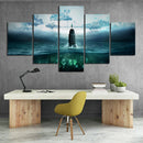 BioShock Collection Canvas Art 5-Piece Print for Axyaa Home Decor