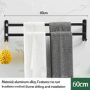 Axyaa Wall-mounted Triple-layer Towel Holder for Bathroom Storage