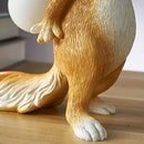 Axyaa Resin Squirrel Table Lamp: Cute LED Night Light Gift for Children
