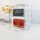 Axyaa Handbag Organizer Storage Box Display Showcase - Dustproof Acrylic Holder