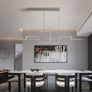Axyaa Geometric LED Dining Chandelier Pendant Lighting for Modern Home Decor