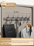 Axyaa Space Aluminum Wall Hook Hanger for Bathroom and Closet