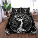 Axyaa Tree of Life Duvet Cover Set - Soft, Comfortable, Zipper Closure for Bedroom décor.