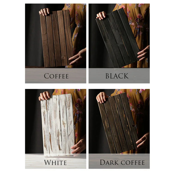 Solid Wood Gourmet Chopping Board by Axya: Retro Style for Food, Dessert & Photography