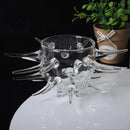 Axyaa 6oz Bar Artistic Conception Sea Urchin Glass - Creative Tableware Fruit Dessert Bowl