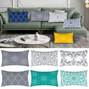 Axyaa Geometric Cushion Cover 30x50 Polyester Pillowcase for Home Decor