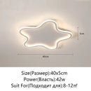 Axyaa Star LED Ceiling Light: Modern Room Decoration Fixture