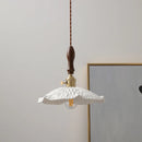 Axyaa Nordic LED Pendant Lamp Ceramic Copper Hanging Light Fixtures