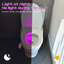 Axyaa Motion Sensor Toilet Night Light with Star Projection LED Light