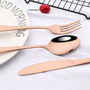 Axyaa 24pc Stainless Steel Dinnerware Cutlery Set in Gift Box