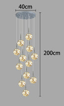 Axyaa Modern Living Room Chandeliers LED Ceiling Hanging Lights Indoor Lighting