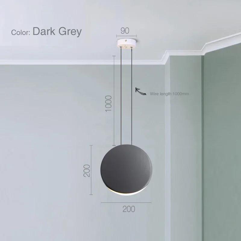 Axyaa Scandinavian Chandelier Pendant Lamp for Dining Room Coffee Shop Bar Kitchen Island