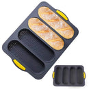 Silicone Baguette Bake Tray Mold by Axyaa for Restaurant-Quality Baking