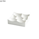 Axya Square Ceramic Plate Set for Pasta Steak Sushi Dessert Snacks