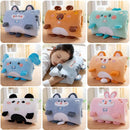 Axyaa Winter Hand Napping Pillow - Dual Use Cozy Winter Pillow