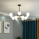 Axya Modern Luxury Glass Ball Chandelier Lighting for Home and Hotel Decor