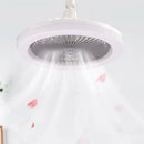 Axyaa Tunable White Ceiling Fan 3 Speed 3color Ceiling Lamp for Study Room Bedroom