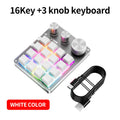 Axyaa Mechanical Keyboard with Knob Volume Button, 3 Modes & Macro Gaming