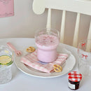 Axyaa Bowknot Glass Cup Set: Kawaii Korean Coffee & Juice Drinking Glasses