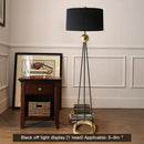 Axyaa Nordic Black Floor Lamp Modern Art LED Decorative Standing Light