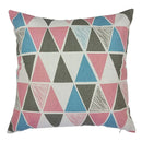 Axyaa Geometric Square Checked Pillowcase – Black and White Stripe Cushion Cover