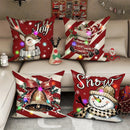 Axyaa Snowman Fawn Bell LED Pillowcase - Christmas Party Home Decor & Gift
