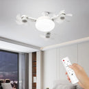 Axyaa Drone-Shaped Ceiling Fan Light with Remote Control and LED Dimming