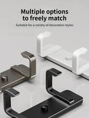 Axyaa Wall Hooks Set for Entryway and Wardrobe - Strong, Convenient Organization Solution