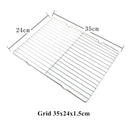 Axyaa Stainless Steel Baking Pan Cooling Rack Grid Bread Pastry Tray BBQ Oil Filter