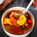 Axyaa Steel Soup Spoon Colander Thicken Kitchen Tableware Tool