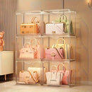 Axyaa Acrylic Magnetic Storage Box Set - Transparent, Dustproof, Multi-Compartment